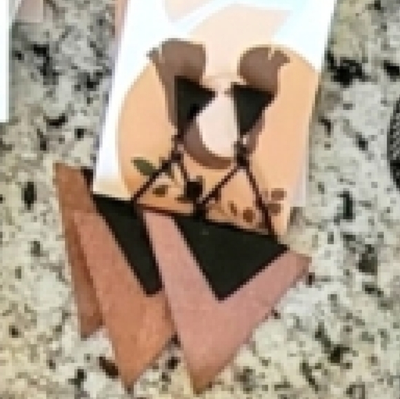 Bohemian Wood Earrings Laser cut in natural light weight wood. Colors- s… - Picture 7 of 8